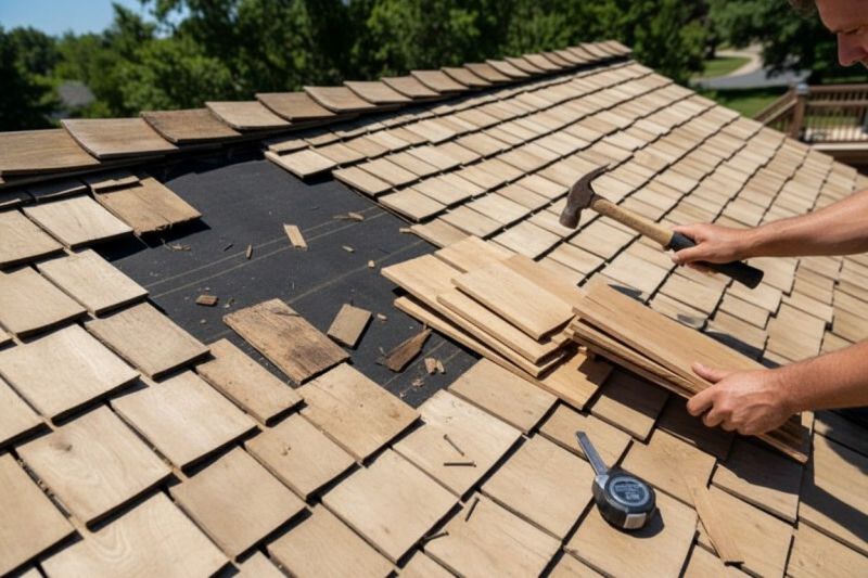 Cost of Wood Shake Roof Replacement in Amherst, MA